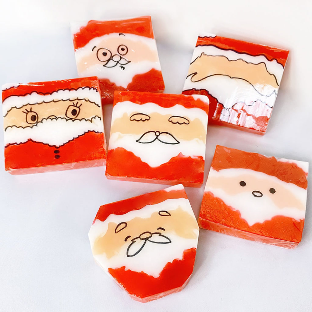 クリスマス 石鹸 サンタクロース 石けん 手作りキット | オリジナル
